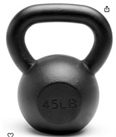 Premium Powder Coated Solid Cast Iron Kettlebell