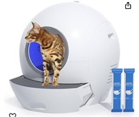 Self Cleaning Litter Box with 2Packs Cat Litter: