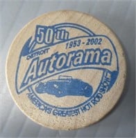 50th Autorama Poker Chip. 1953-2002.