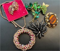 Vintage Wester Germany and more rhinestone jewelry