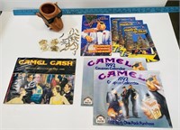 Joe Camel Promo Items (1991 Pins, 1992 Calendar &