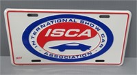 ISCA License Plate.