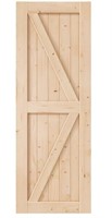 EaseLife 32in x 84in Sliding Barn Wood