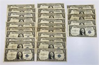 (25) 1935 $1 Silver Certificates