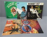 (5) Albums: Mickey Finn Signed, Elvis Christmas,