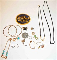 U.S. Border Patrol Patch, Bracelets, Earrings,