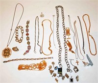 Costume Jewelry Chains, Bracelets, Necklaces,
