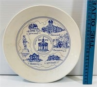 Davidson County Sesquicentennial Decor. Plate