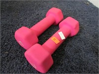 2- 3LB HAND WEIGHTS