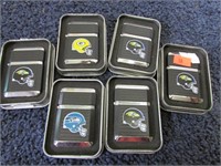 6-- NFL TEAM BUTANE LIGHTERS