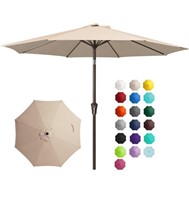 JEAREY 9FT Outdoor Patio Umbrella Outdoor Table