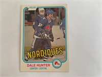 Dale Hunter 1981-82 OPC Rookie Card No.277