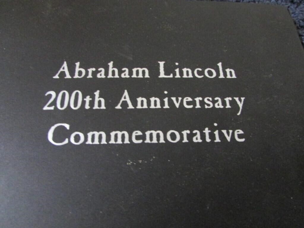 ABRAHAM LINCOLN 200th ANIVERSARY COIN & STAMP SET