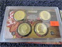 U.S. MINT 2010 PRESIDENTIAL $1 COIN PROOF SET