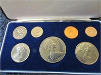 NEW ZEALAND ROYAL VISIT 1970 COIN SET