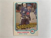 Dale Hunter 1981-82 OPC Rookie Card No.277