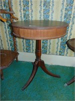 Round Art Deco Era Parlor Table