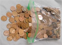 (600) Lincoln Wheat Cents.