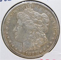 1883-CC Morgan Silver Dollar.