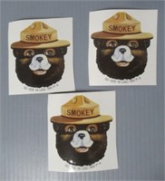 (4) Smokey the Bear Deal Stickers.