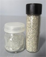 (2) Vials of Pure Silver 100% Precipitate. 0.6