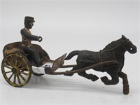 EARLY CAST IRON HORSE/DOCTORS CARRIAGE KIDS TOY