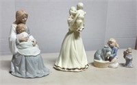 Vintage Girl Figurines, Formalities etc.