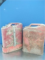 Old Metal Gas Cans