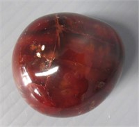 Large Carnelian Polished Agate Blood Red