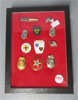 (11) Collectible Badges. Mini Pin Back