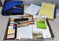 Assorted Paper Products, Notebooks, Binders