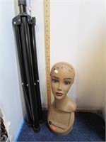 COSMETOLLOGY HEAD & TRIPOD STAND