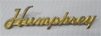 Humphrey Car Emblem Original. Vintage.