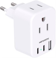 European Travel Plug Adapter USB C  International