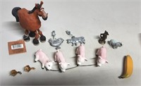 Animal Figurines, Horse Bobble Head, etc.