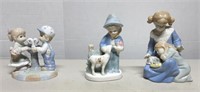Vintage Girl & Boy Figurines Porcelain & Ceramic