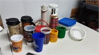 Misc. Kitchenware & Cups Box Lot 12" x 6" x 12"