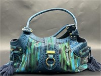 Multicolor Tote / Handbag w/ Tassels by Sharif