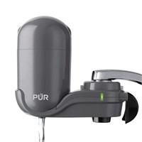PUR PLUS Faucet Mount Water Filtration System, Gra