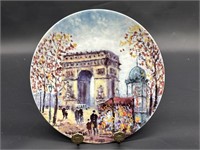 Limoges Ltd. Ed. Plate w/ The Arch of Triumph