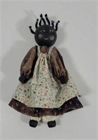 Folkart handmade doll wooden