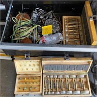 K - ROUTER BITS,WIRE ETC