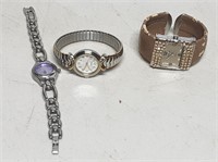 Ladies Wrist Watch Lot LEI, Cardini, Timex