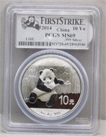 2014 PCGS MS69 Panda.