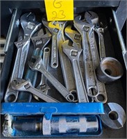 K - CRAWER OF ASSORTED WRENCHES (G23)