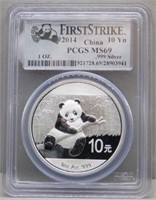 2014 PCGS MS69 Panda.