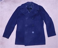 1940's men's US Navy wool kersey pea coat,