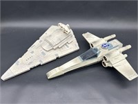 Star Wars R2D2 XWing Jet & Imperial Star Destroyer