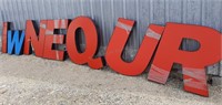 7 - Large LED Letters