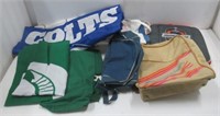 Super Bowl cushion, bags, flags, etc.